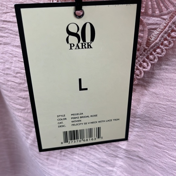 80 Park Felicity top with lace neckline - Picture 5 of 5